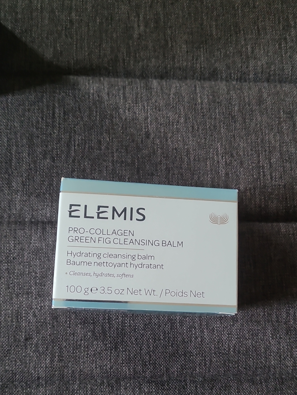 ELEMIS Pro-Collagen Green Fig Cleansing Balm - White & Light Blue Box